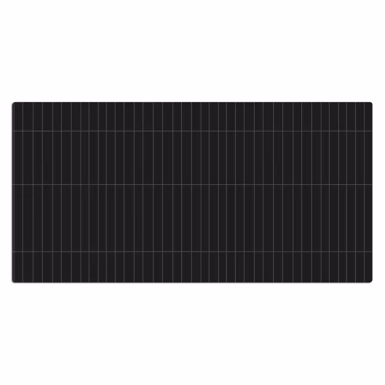 Bureau onderlegger - Verticaal - Wandtegel - Mat - Zwart — 2