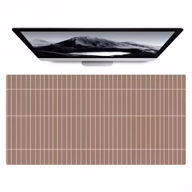 Bureau onderlegger - Verticaal - Wandtegel - Terracotta — 1