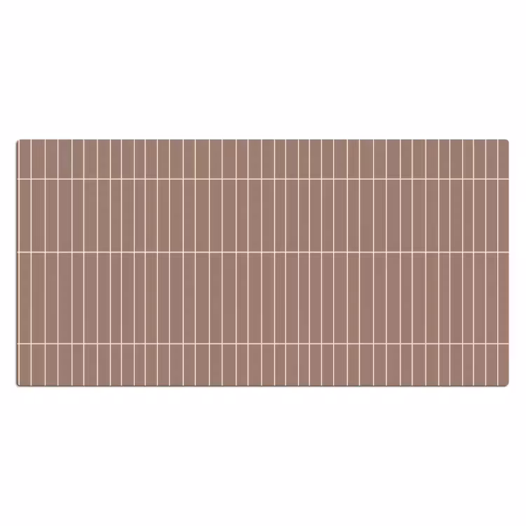Bureau onderlegger - Verticaal - Wandtegel - Terracotta — 2