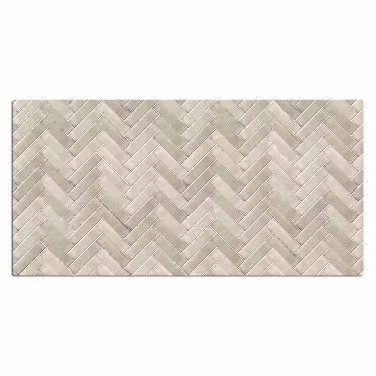 Bureau onderlegger - Visgraat - Wandtegel - Beige — 2