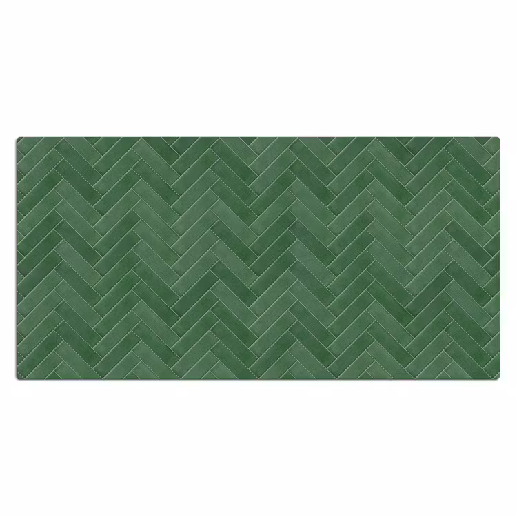 Bureau onderlegger - Visgraat - Wandtegel - Bosgroen — 2