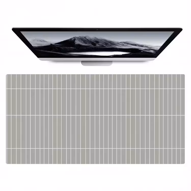 Bureau onderlegger - Wandtegel - Verticaal - Lichtgrijs — 1