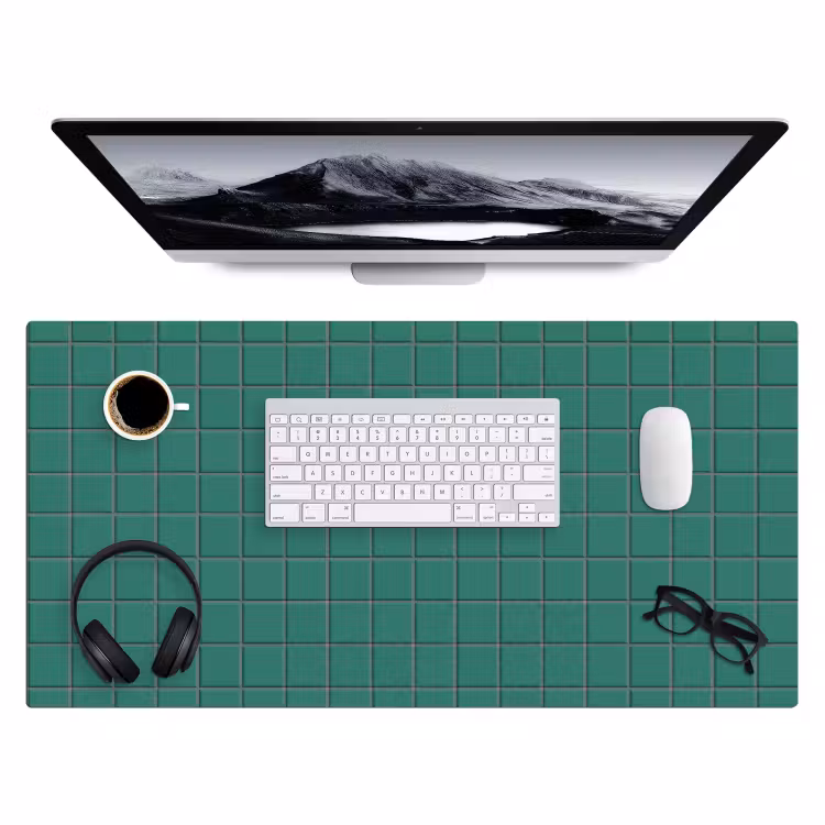 Bureau onderlegger - Patroon - Patroon - Smaragd — 4