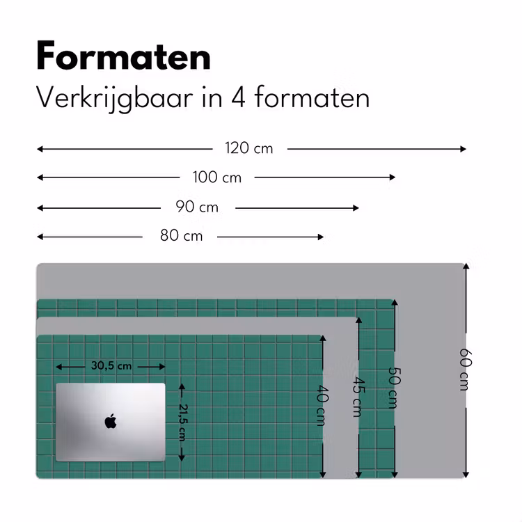 Bureau onderlegger - Patroon - Patroon - Smaragd — 8