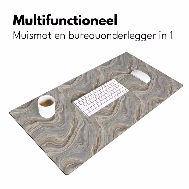 Bureau onderlegger - Patroon - Sereen - Paars - Groen — 7