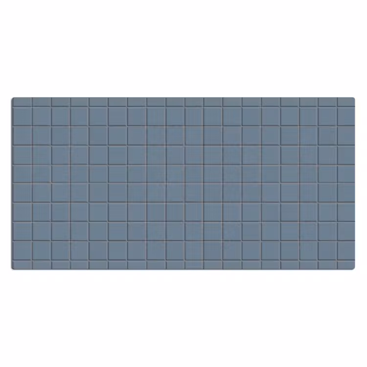 Bureau onderlegger - Patroon - Tegel - Blauwgrijs — 2