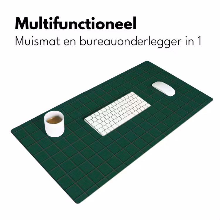 Bureau onderlegger - Patroon - Tegels - Dennen - Groen — 7