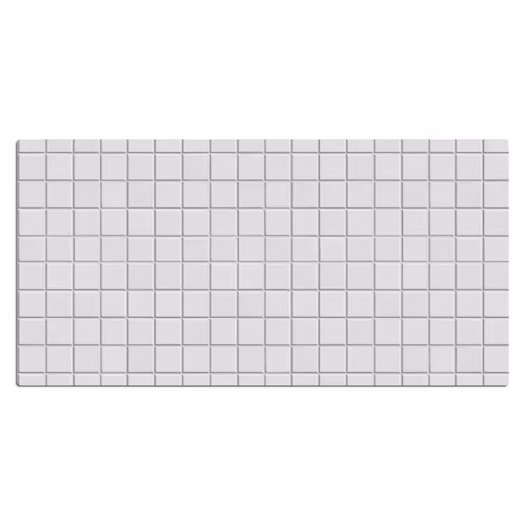 Bureau onderlegger - Patroon - Tegels - Grijs - Wit — 2
