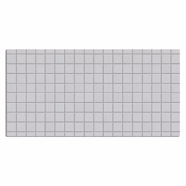 Bureau onderlegger - Patroon - Tegels - Licht - Grijs — 2