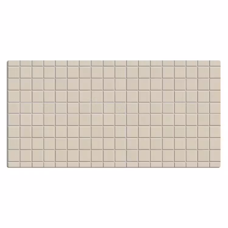 Bureau onderlegger - Patroon - Tegels - Taupe — 2