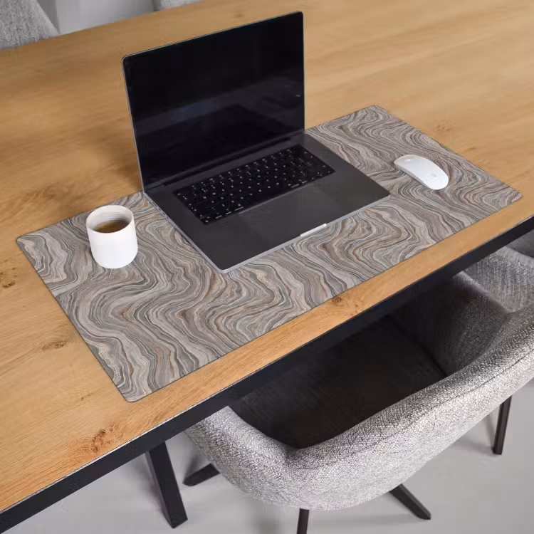 Bureau onderlegger - Patroon - Textuur - Grijs — 3