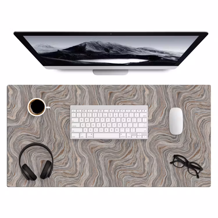 Bureau onderlegger - Patroon - Textuur - Grijs — 4