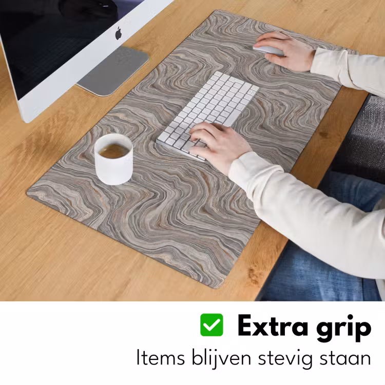 Bureau onderlegger - Patroon - Textuur - Grijs — 6