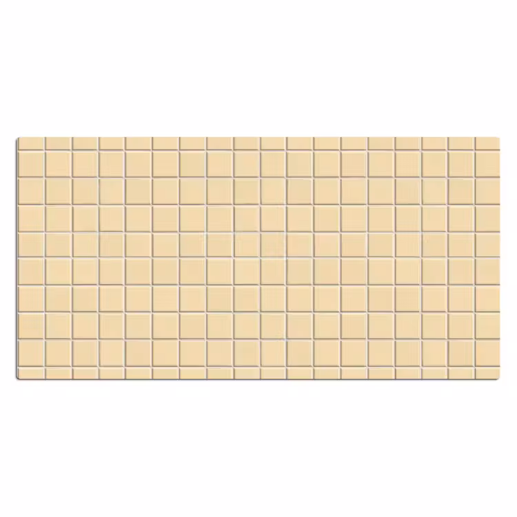 Bureau onderlegger - Tegels - Patroon - Crème — 2