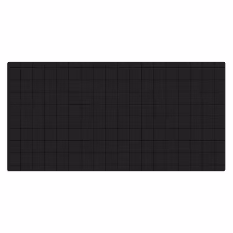 Bureau onderlegger - Tegels - Patroon - Mat - Zwart — 2