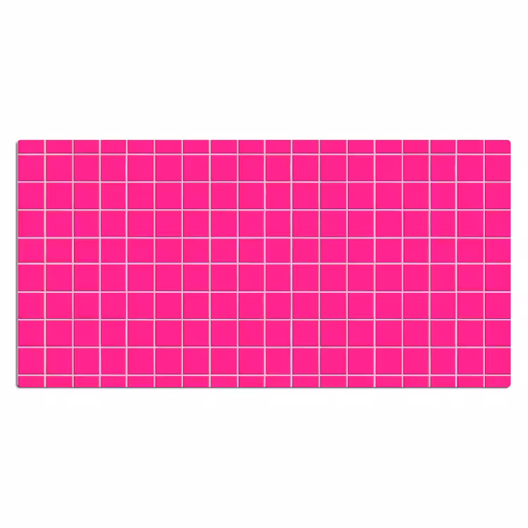 Bureau onderlegger - Tegels - Vierkant - Fuchsia — 2