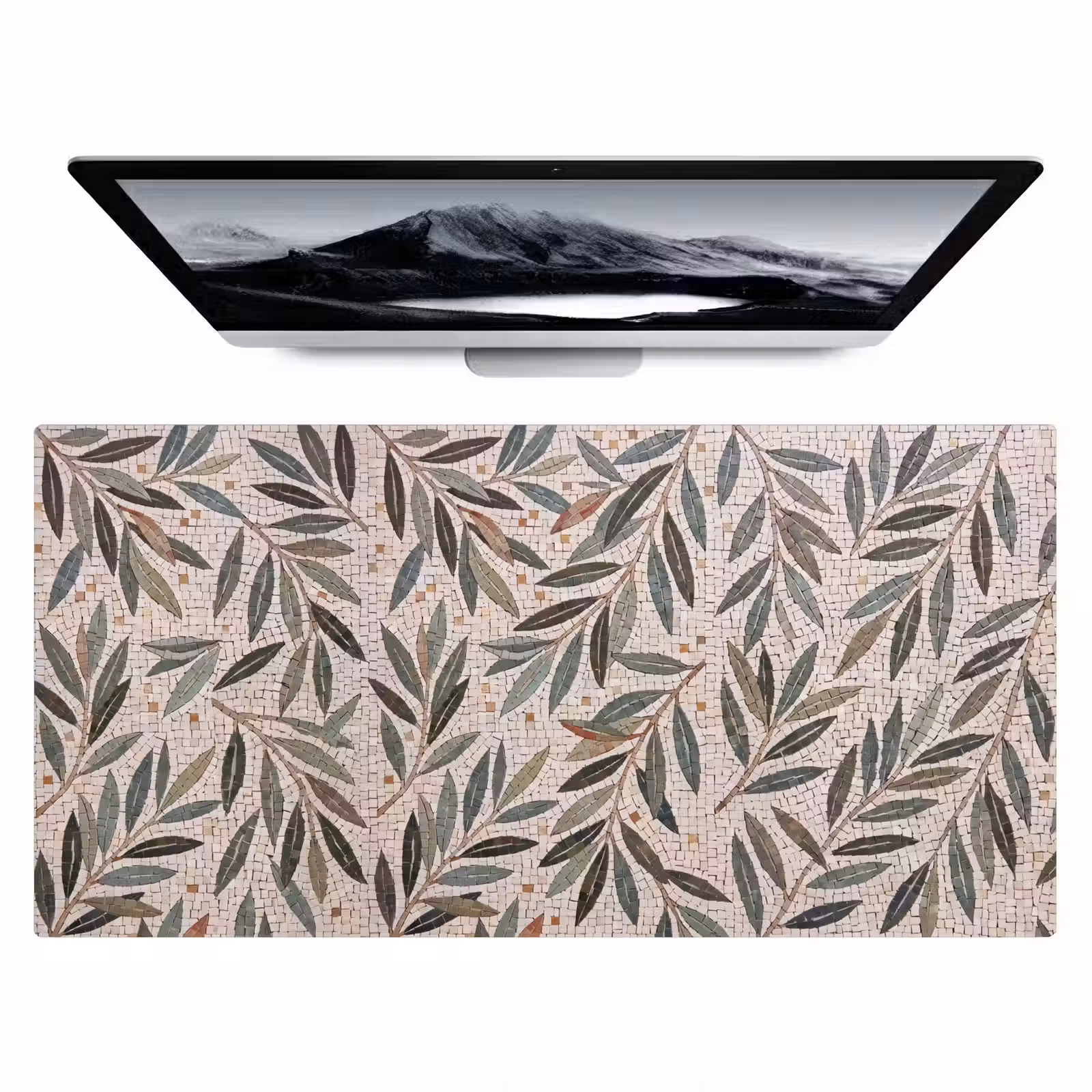 Bureau onderlegger - Plant - Blad - Mozaïek - Groen — 1