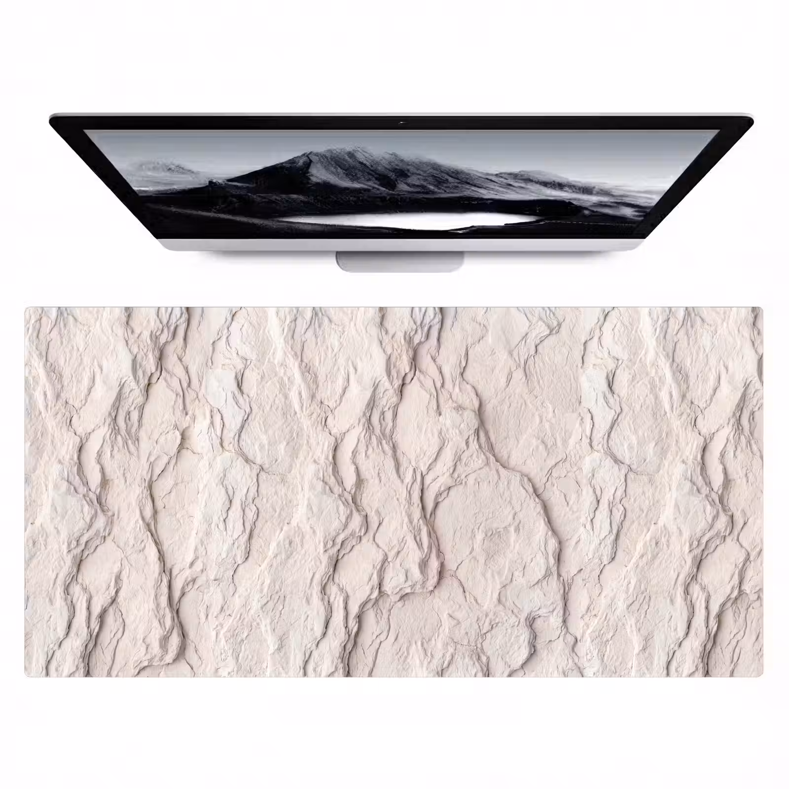 Bureau onderlegger - Rots - Structuur - Natuur - Beige - Abstract — 1