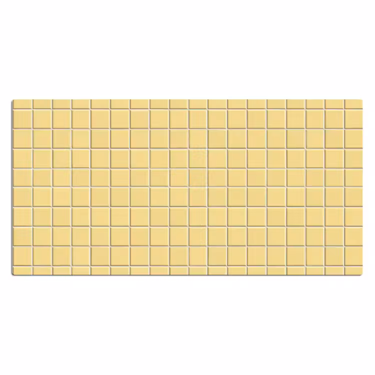 Bureau onderlegger - Patroon - Tegels - Geel — 2