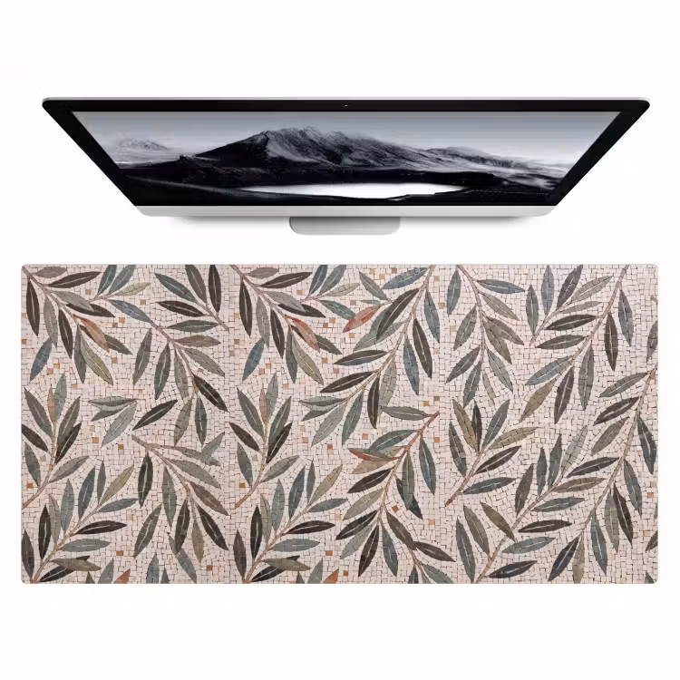 Bureau onderlegger - Plant - Blad - Mozaïek - Groen — 1