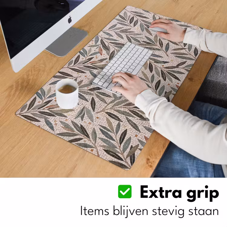 Bureau onderlegger - Plant - Blad - Mozaïek - Groen — 6