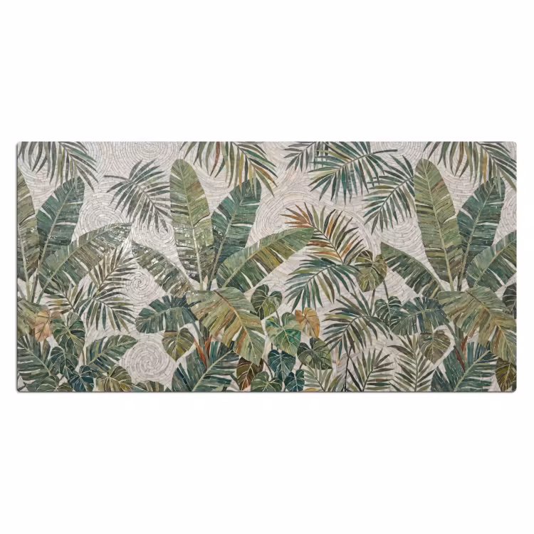 Bureau onderlegger - Planten - Tropisch - Mozaïek - Natuur - Groen — 2