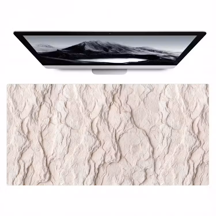 Bureau onderlegger - Rots - Structuur - Natuur - Beige - Abstract — 1