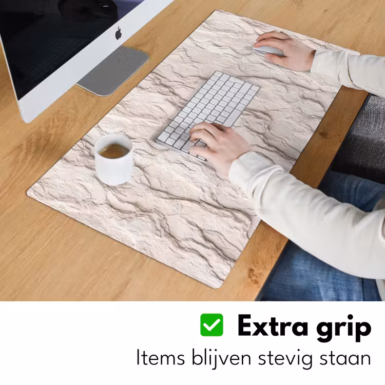 Bureau onderlegger - Rots - Structuur - Natuur - Beige - Abstract — 6