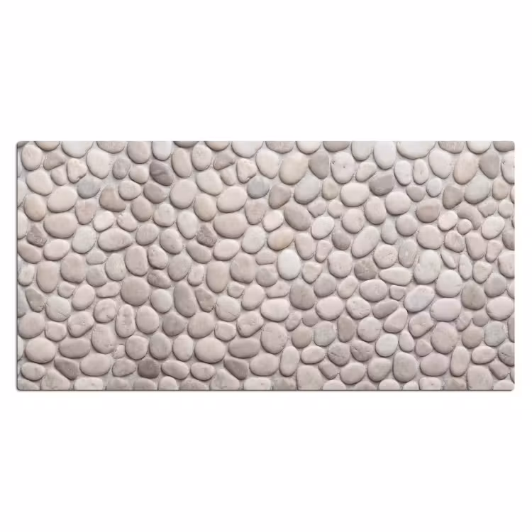 Bureau onderlegger - Steen - Kiezel - Natuur - Minimalistisch - Beige — 2