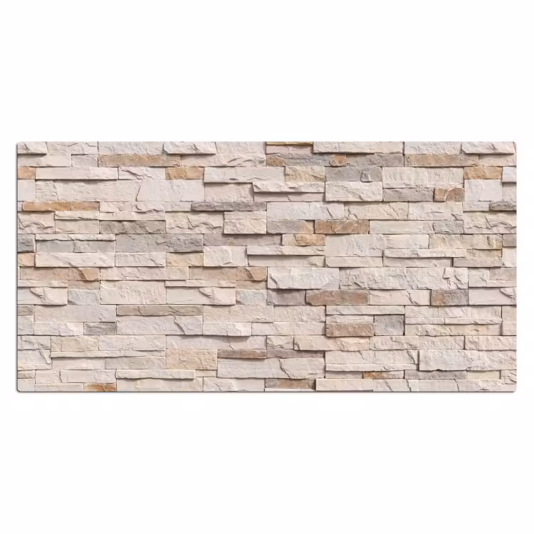 Bureau onderlegger - Steen - Muur - Textuur - Rustiek - Beige — 2