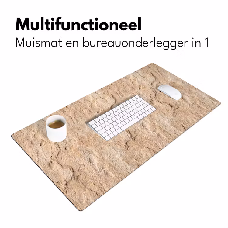 Bureau onderlegger - Textuur - Steen - Natuur - Beige — 7