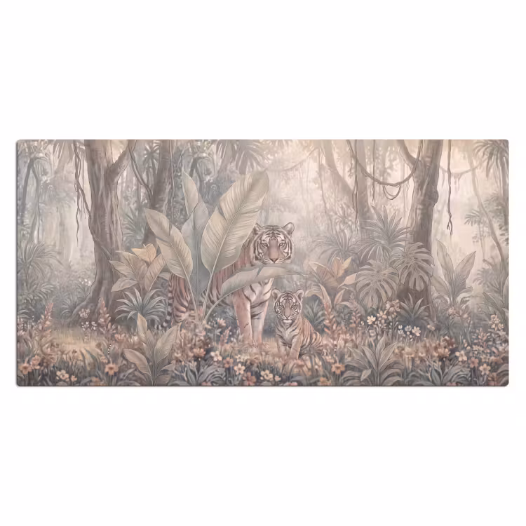 Bureau onderlegger - Tijger - Welp - Jungle - Illustratie - Dieren — 2