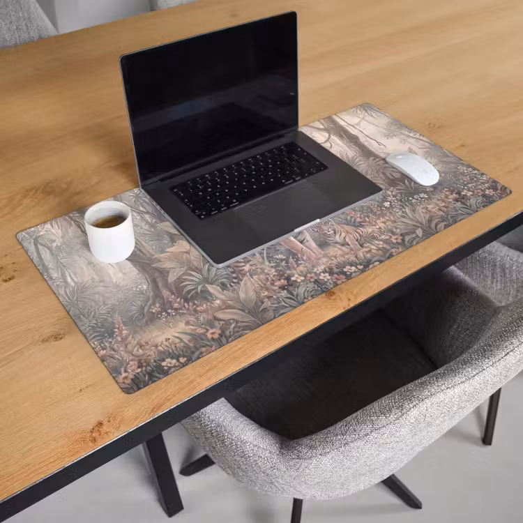 Bureau onderlegger - Tijger - Welp - Jungle - Illustratie - Dieren — 3