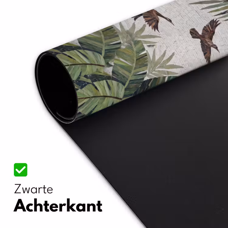 Bureau onderlegger - Vogel - Vliegend - Tropisch - Mozaïek - Groen — 5