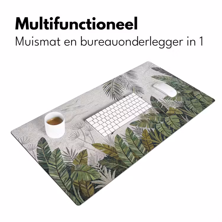 Bureau onderlegger - Vogel - Vliegend - Tropisch - Mozaïek - Groen — 7