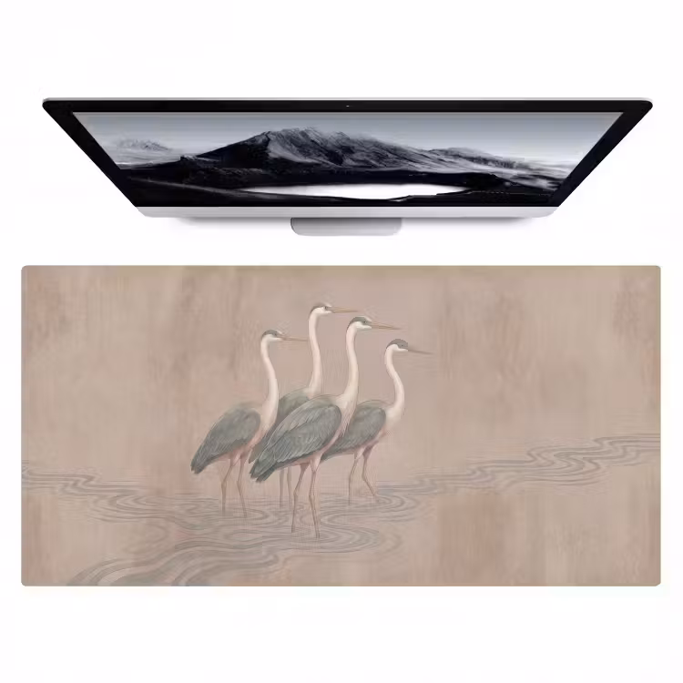 Bureau onderlegger - Vogel - Water - Natuur - Vintage — 1