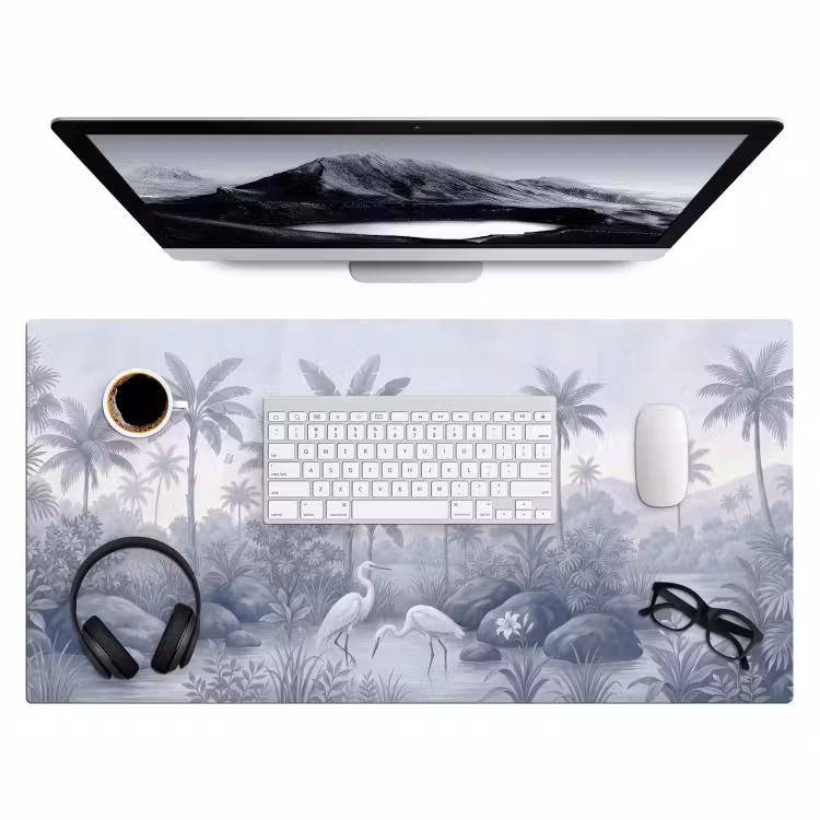 Bureau onderlegger - Vogel - Water - Tropisch - Natuur - Blauw — 4