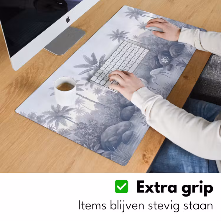 Bureau onderlegger - Vogel - Water - Tropisch - Natuur - Blauw — 6