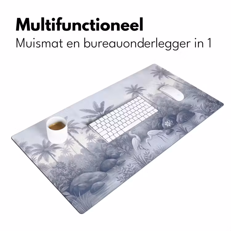 Bureau onderlegger - Vogel - Water - Tropisch - Natuur - Blauw — 7