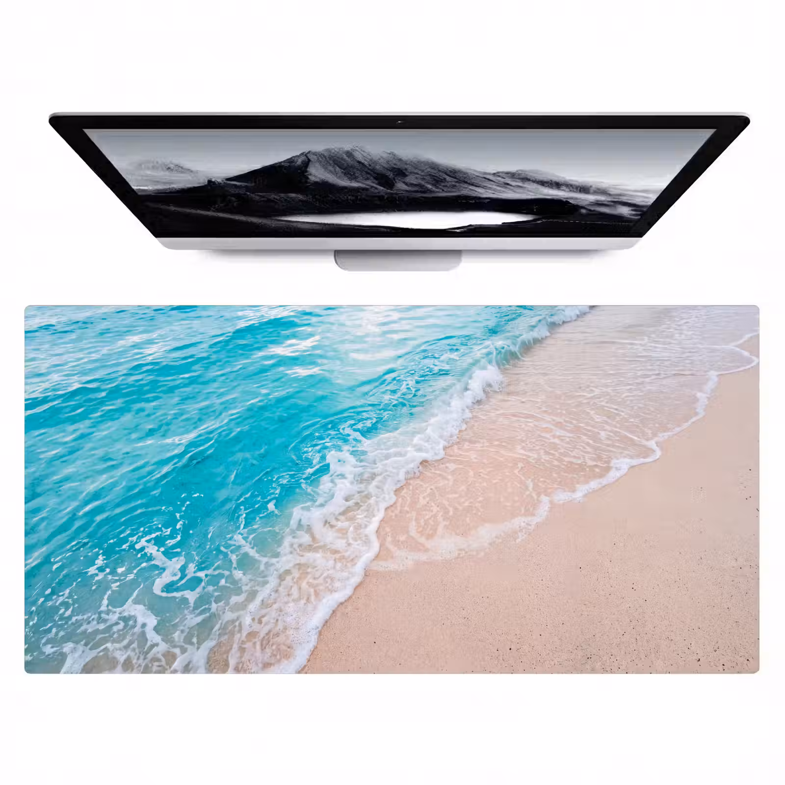 Bureau onderlegger - Strand - Zee - Golf - Natuur - Blauw — 1