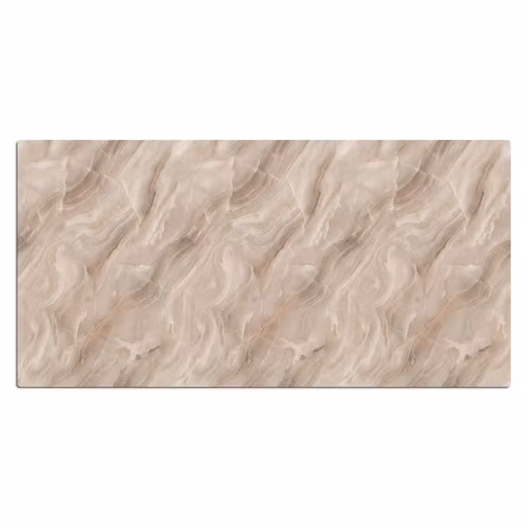 Bureau onderlegger - Steen - Golvend - Abstract - Beige — 2