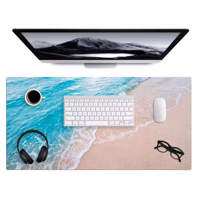 Bureau onderlegger - Strand - Zee - Golf - Natuur - Blauw — 4