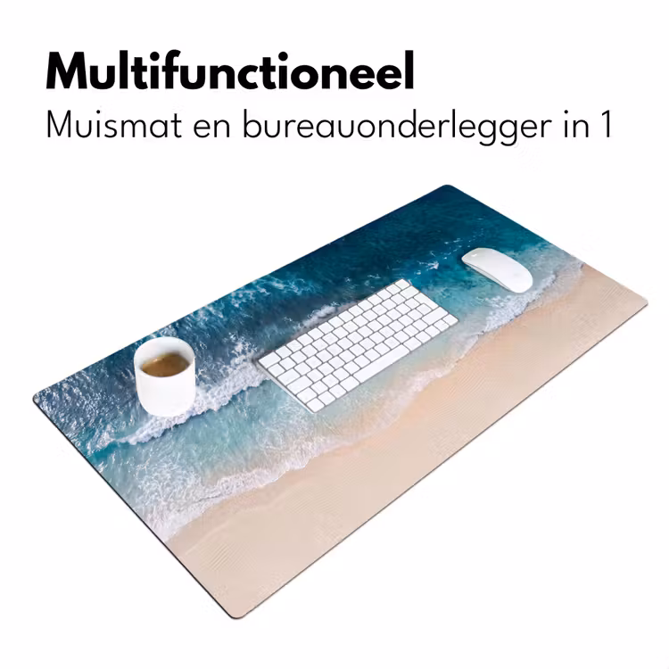Bureau onderlegger - Strand - Zee - Golven - Natuur - Blauw — 7