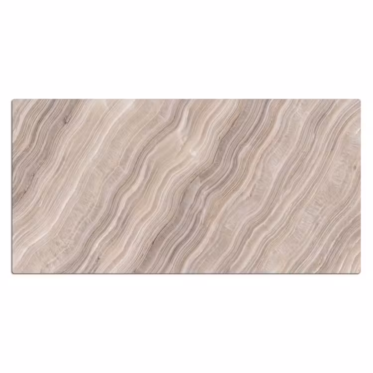 Bureau onderlegger - Textuur - Golvend - Abstract - Modern - Beige — 2