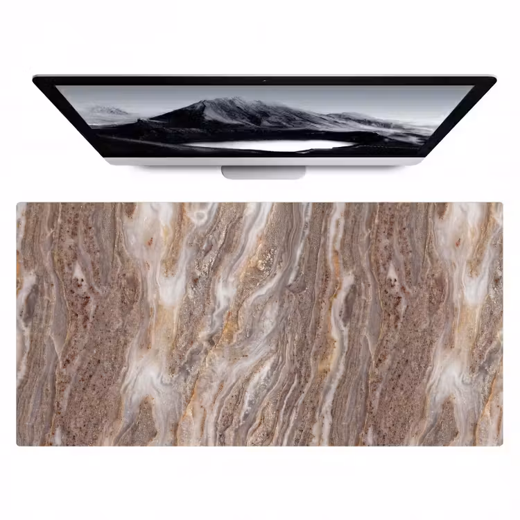 Bureau onderlegger - Textuur - Steen - Abstract - Beige — 1