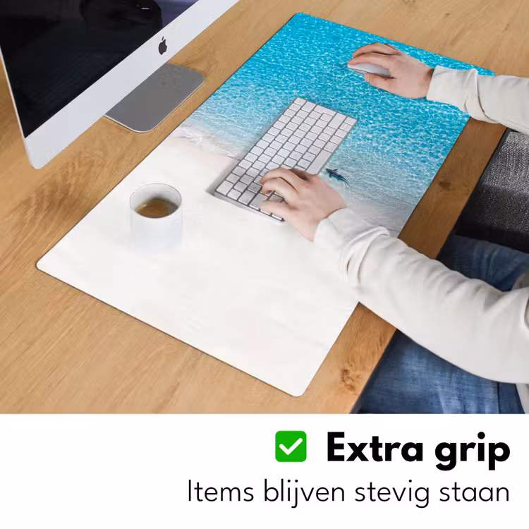 Bureau onderlegger - Vis - Oceaan - Strand - Turquoise - Natuur — 6
