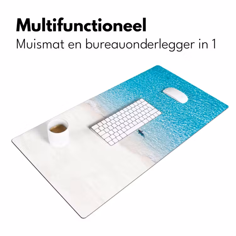 Bureau onderlegger - Vis - Oceaan - Strand - Turquoise - Natuur — 7