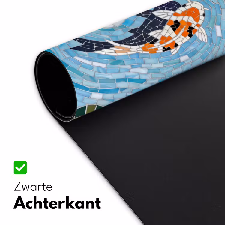 Bureau onderlegger - Vis - Water - Natuur - Mozaïek - Blauw — 5