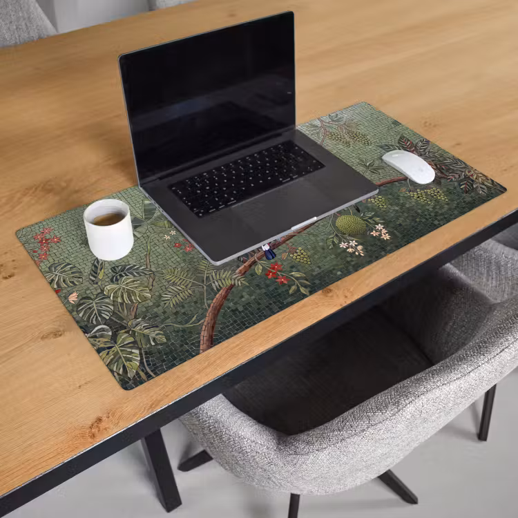 Bureau onderlegger - Vogel - Dier - Jungle - Mozaïek - Natuur — 3