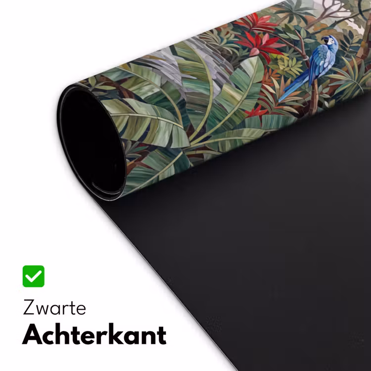 Bureau onderlegger - Vogel - Jungle - Natuur - Mozaïek - Groen — 5